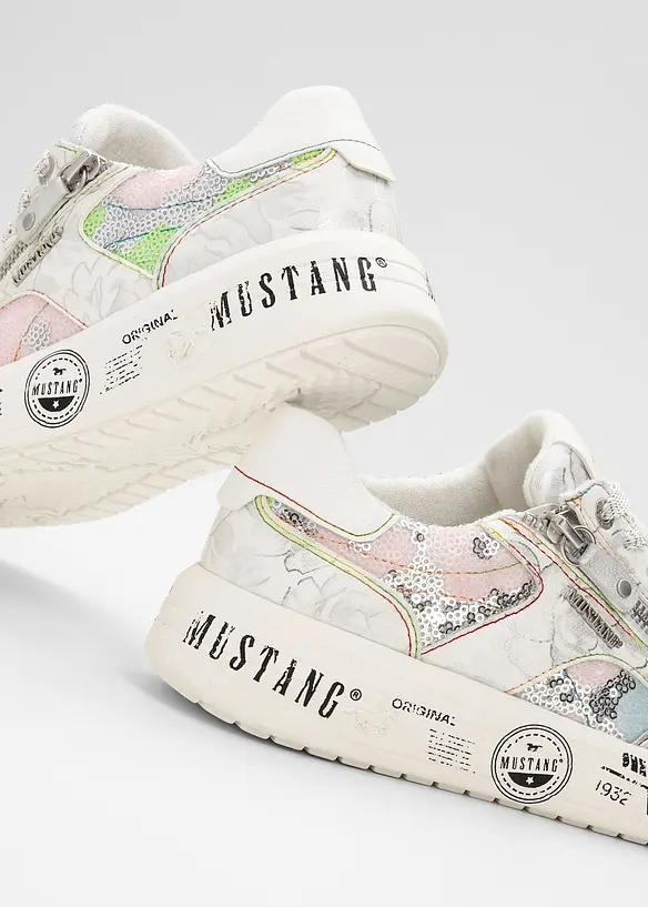 Sneakers Mustang &agrave; fermeture zipp&eacute;e, Mustang