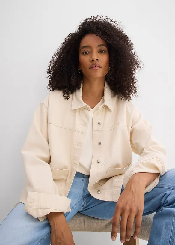 Surchemise/veste en jean, bonprix