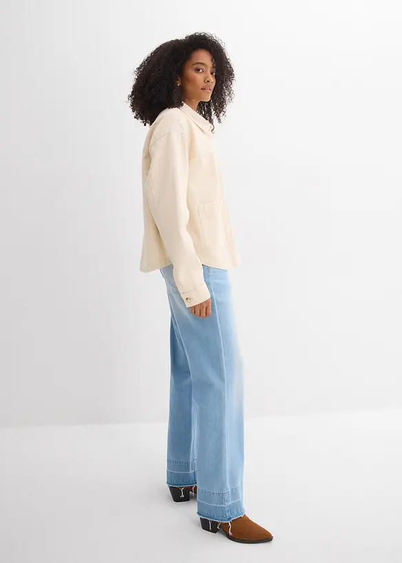 Surchemise/veste en jean, bonprix