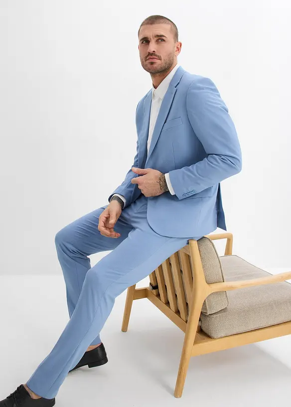 Costume 2 pi&egrave;ces slim tr&egrave;s extensible, bonprix