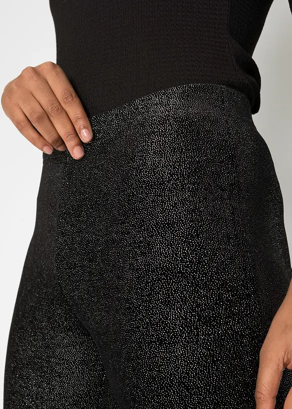 Legging scintillant en velours, bonprix