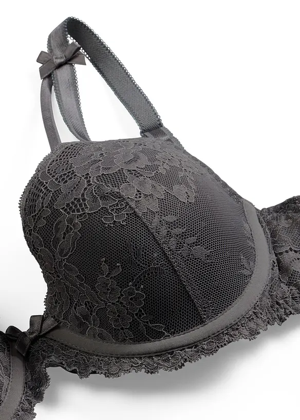 Soutien-gorge &agrave; coques en dentelle, bonprix
