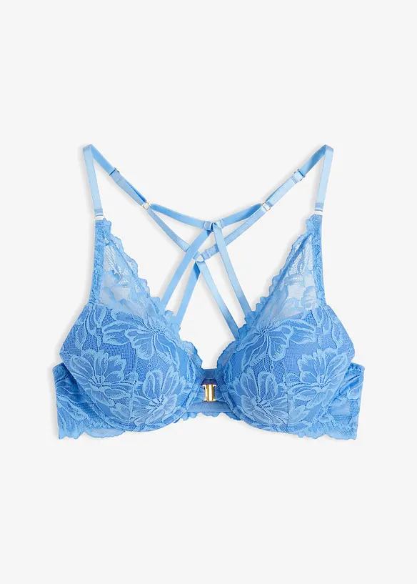 Soutien-gorge &agrave; coques, fermeture sur le devant et dentelle, bonprix