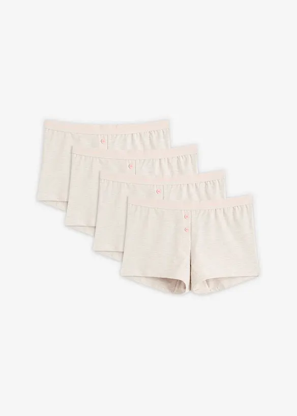 Lot de 4 boxers femme, bonprix