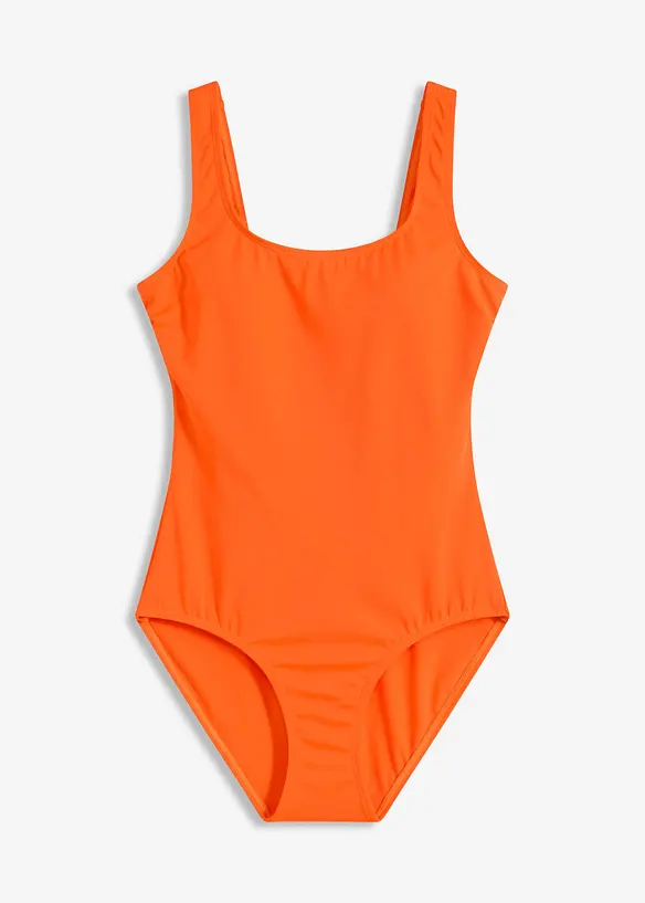 Maillot 1 pi&egrave;ce &eacute;chancrure haute dans le dos, bonprix