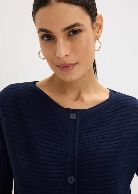 Robe en maille et gilet sans manches (ens. 2&nbsp;pces), bonprix