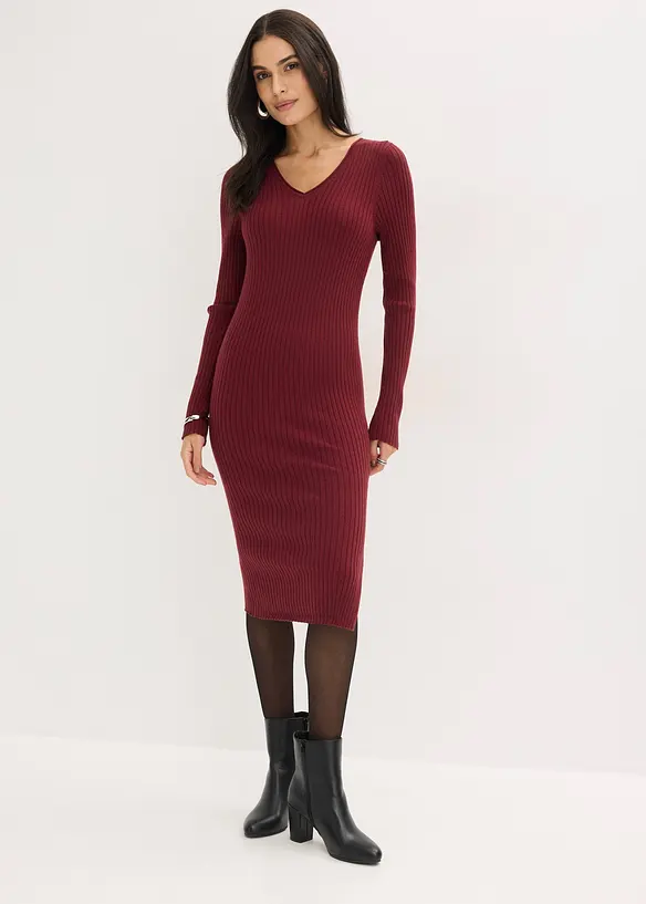 Robe en maille et gilet sans manches (ens. 2&nbsp;pces), bonprix