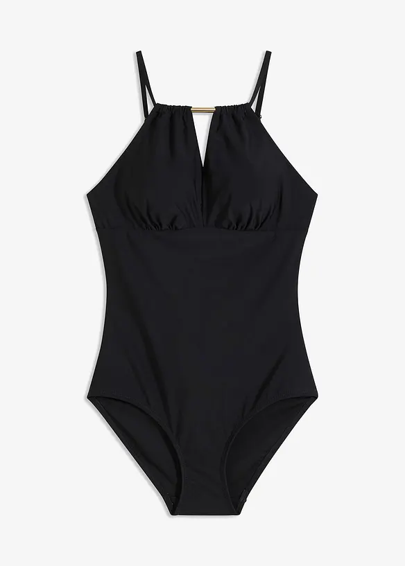 Maillot 1 pi&egrave;ce sculptant, maintien mod&eacute;r&eacute;, bonprix