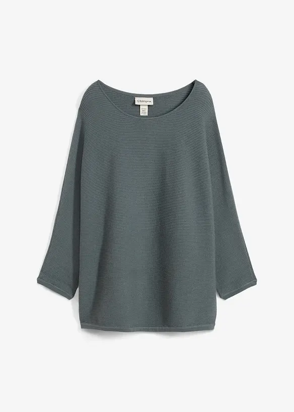 Pull c&ocirc;tel&eacute; oversize, bonprix