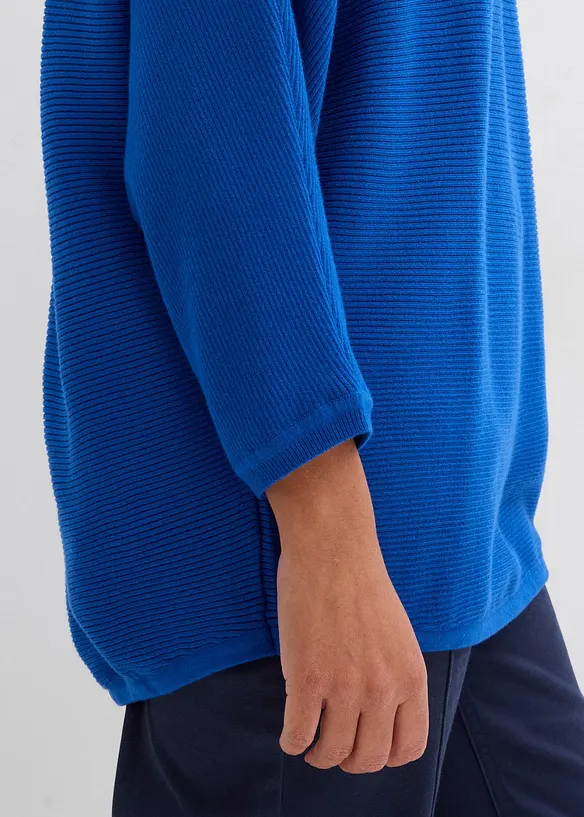 Pull c&ocirc;tel&eacute; oversize, bonprix