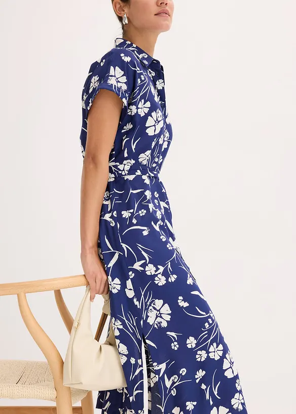 Robe-chemise imprim&eacute;e, bonprix