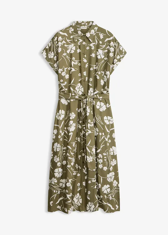 Robe-chemise imprim&eacute;e, bonprix