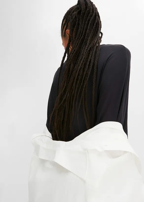 T-shirt long en viscose extensible, bonprix