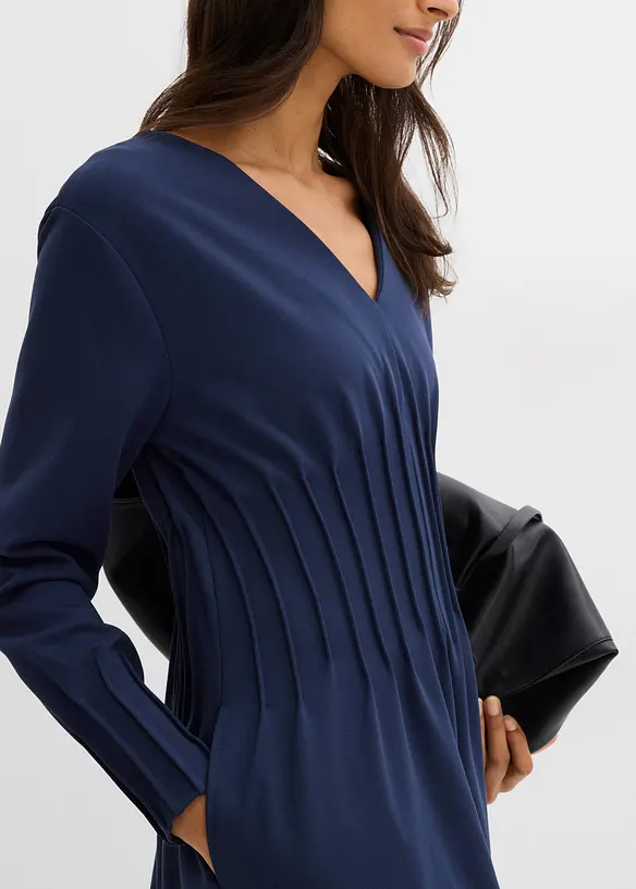 Robe confortable avec plis d&eacute;coratifs, bonprix