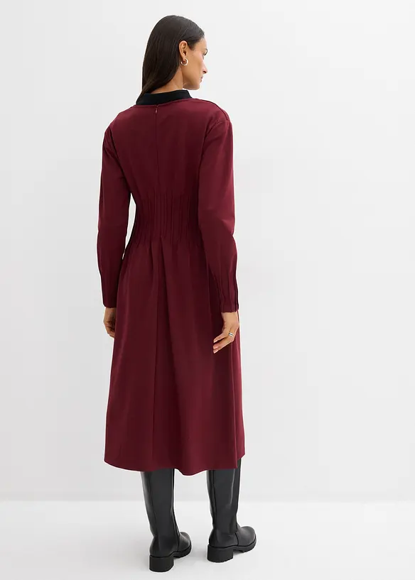 Robe confortable avec plis d&eacute;coratifs, bonprix