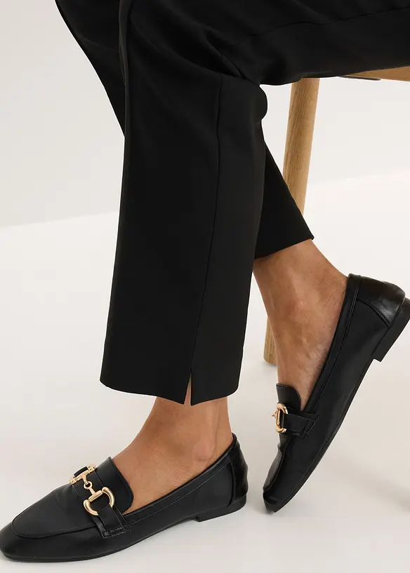 Pantalon taille extensible en bengaline, bonprix