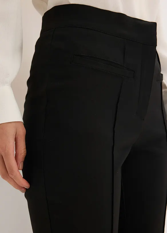 Pantalon taille extensible en bengaline, bonprix