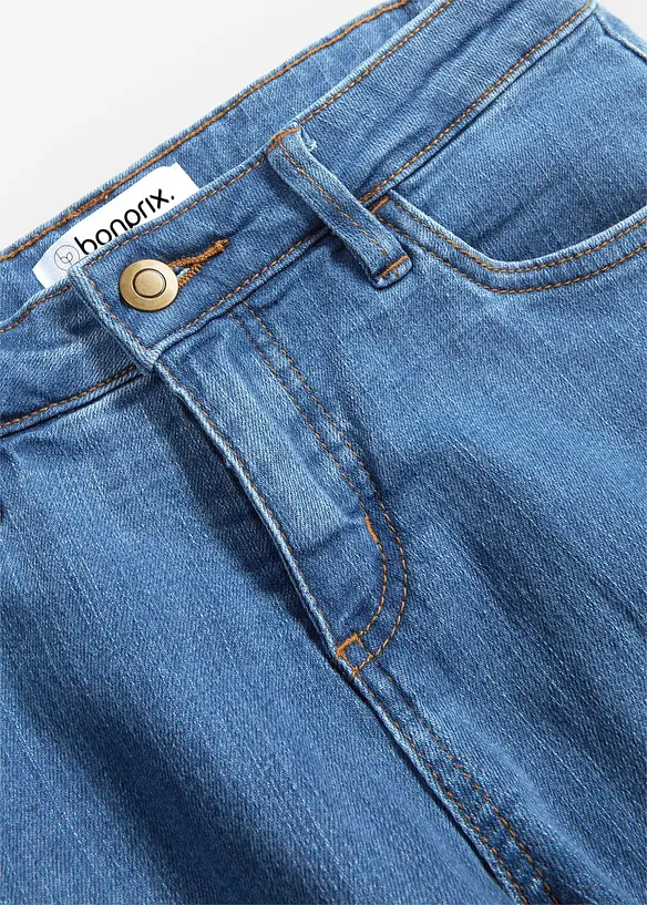 Jean skinny taille mi-haute, extensible, bonprix