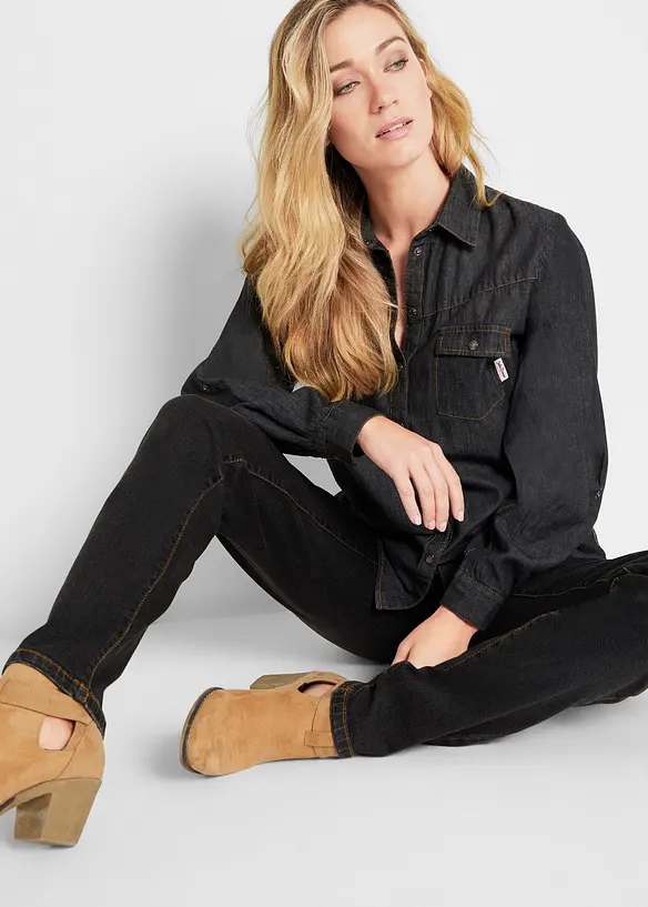 Jean Mom taille mi-haute, long, bonprix