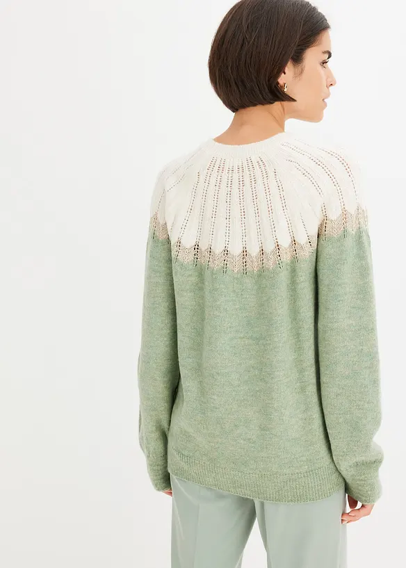 Pull ajour&eacute;, bonprix