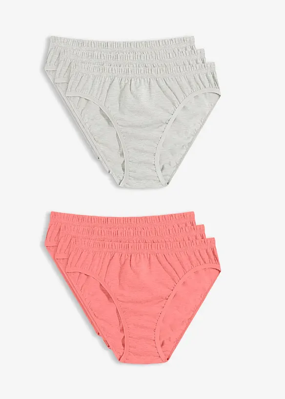 Lot de 6 slips avec imprim&eacute; ourson, bonprix