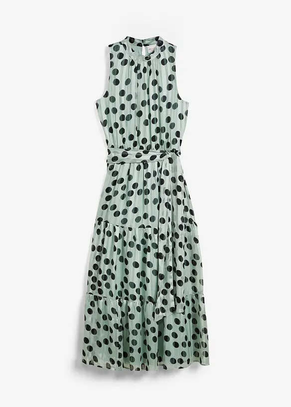 Robe en mousseline avec fil brillant, bonprix