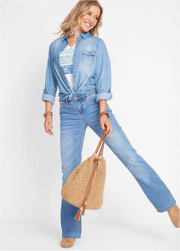 Jean bootcut extensible, bonprix