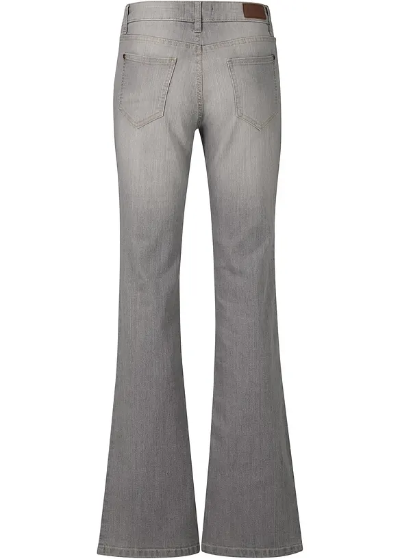 Jean bootcut taille mi-haute, extensible et confortable, bonprix