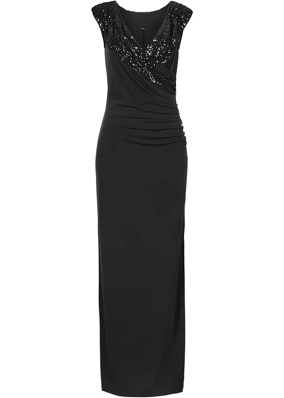 Robe en jersey &agrave; sequins, bonprix