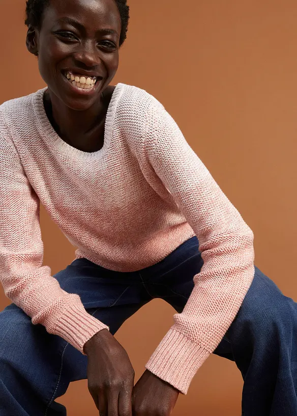 Pull en grosse maille avec d&eacute;grad&eacute; de couleur, bonprix