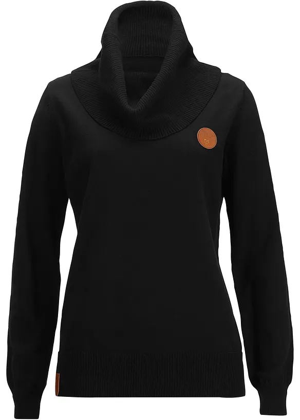Pull en fine maille &agrave; col boule, bonprix