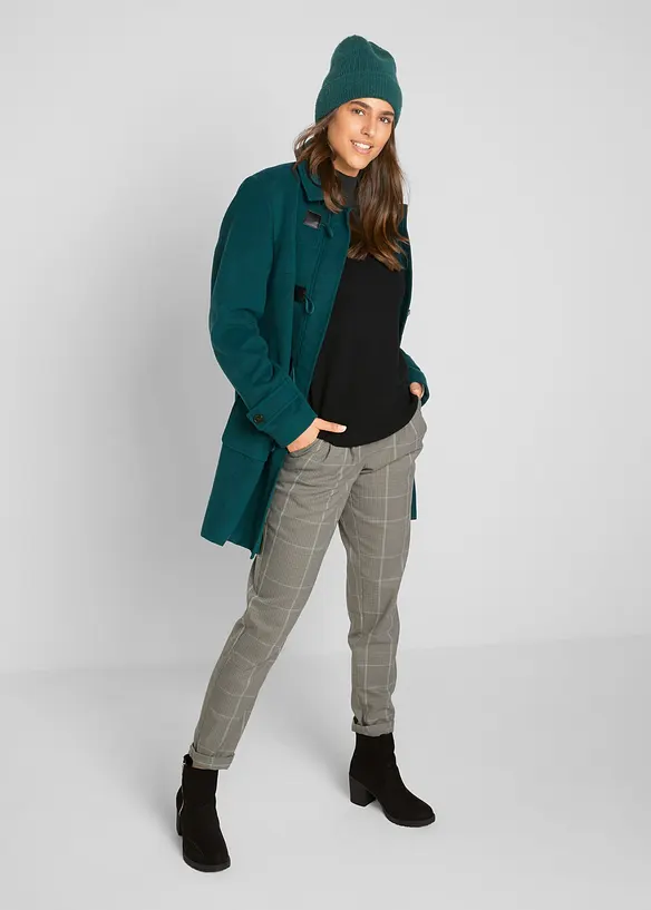 Pull basique &agrave; col montant, bonprix