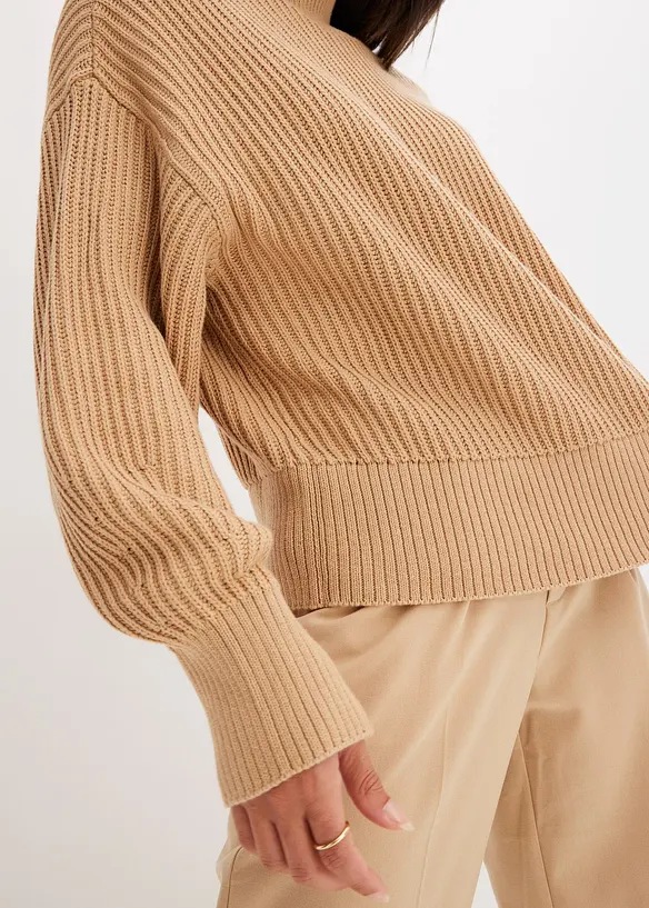 Pull oversize 100% coton, bonprix