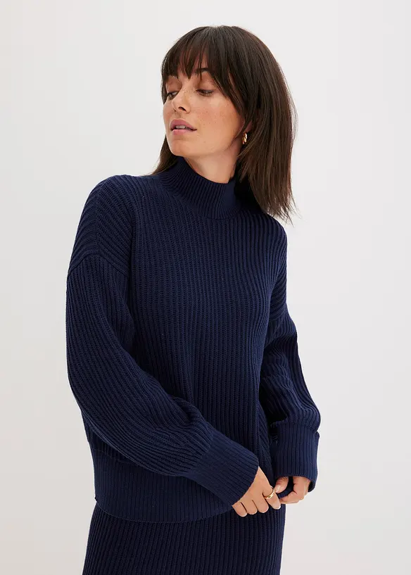 Pull oversize 100% coton, bonprix