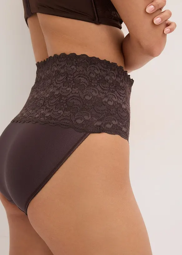 Lot de 2 slips sculptants, maintien fort, bonprix