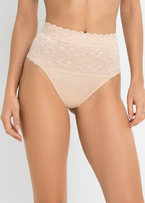 Lot de 2 strings sculptants, maintien mod&eacute;r&eacute;, bonprix