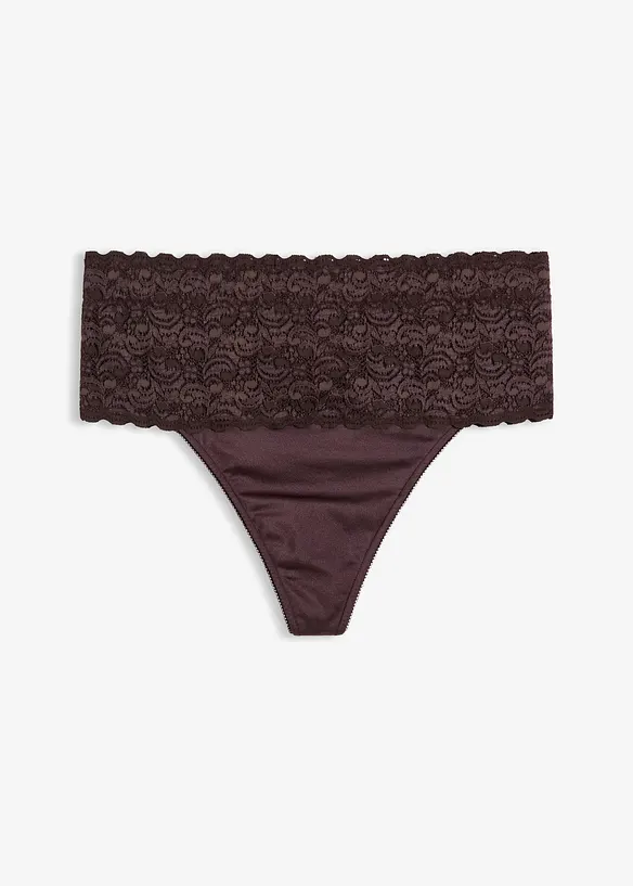 Lot de 2 strings sculptants, maintien mod&eacute;r&eacute;, bonprix