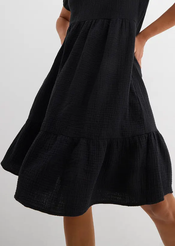 Robe oversize en gaze de coton, bonprix