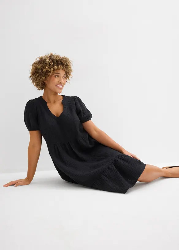 Robe oversize en gaze de coton, bonprix