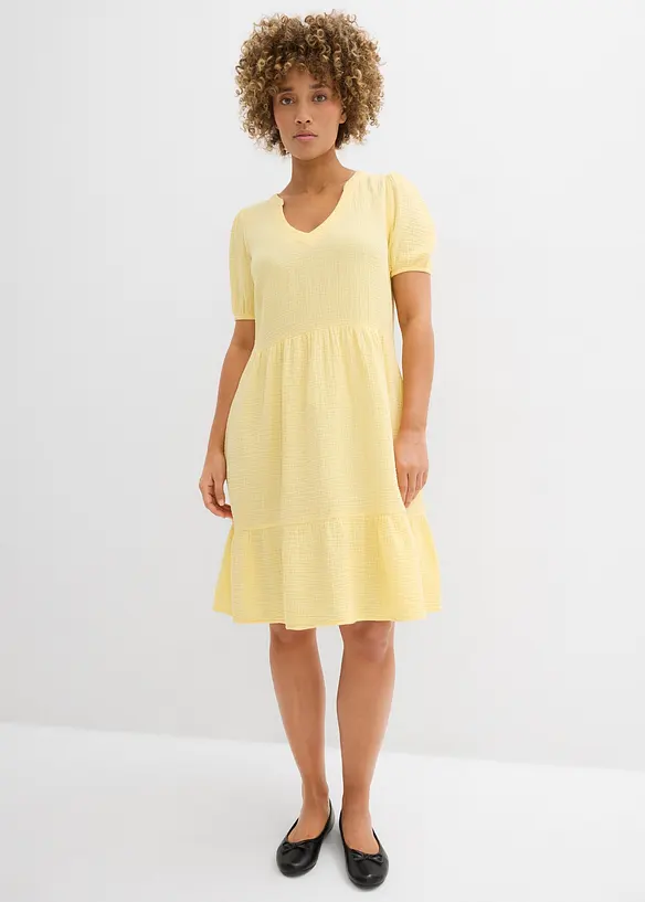 Robe oversize en gaze de coton, bonprix