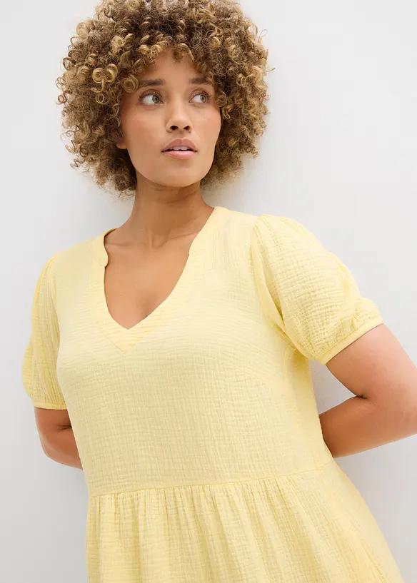 Robe oversize en gaze de coton, bonprix