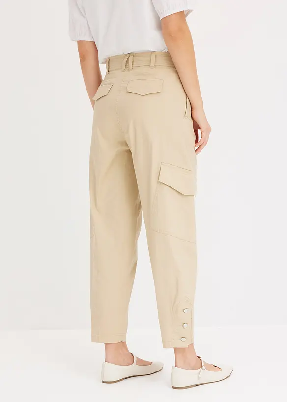 Pantalon cargo en coton extensible, bonprix