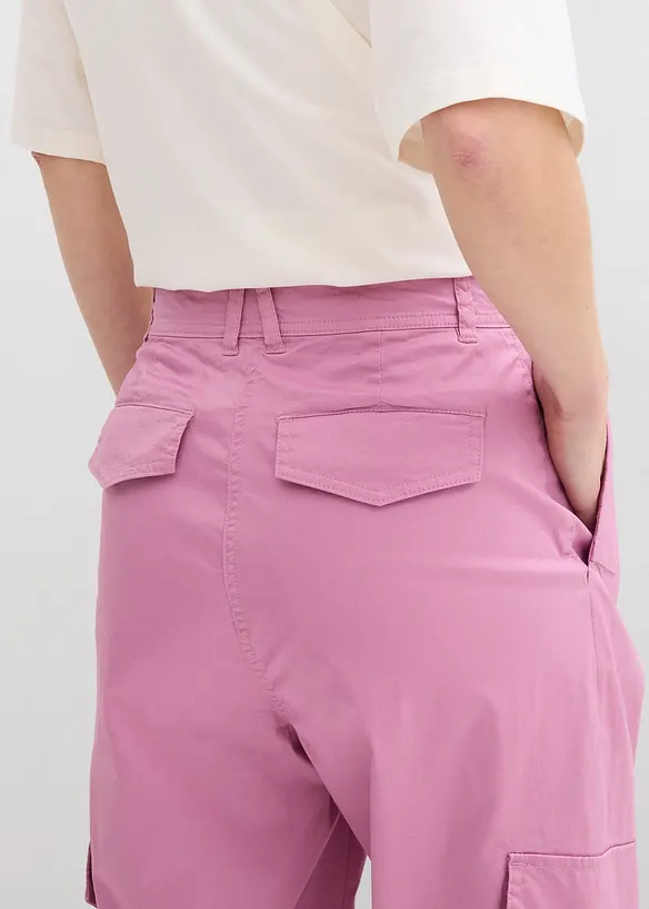 Pantalon cargo en coton extensible, bonprix