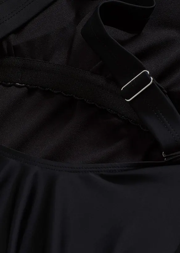 Maillot 1 pi&egrave;ce &agrave; coutures d&eacute;coratives, bonprix