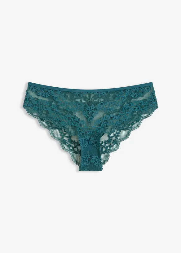 Slip br&eacute;silien &agrave; dentelle florale, bonprix
