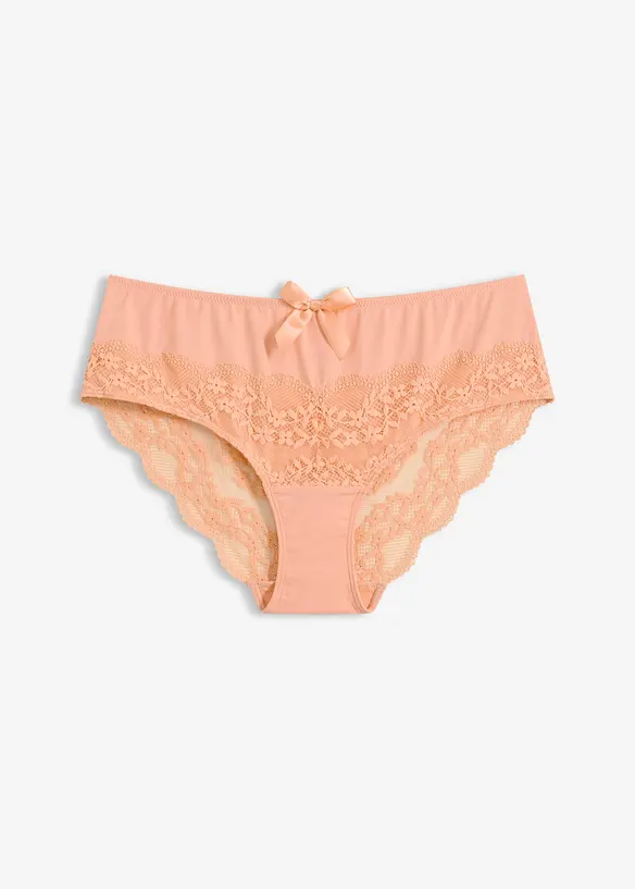 Culotte &agrave; dentelle florale, bonprix