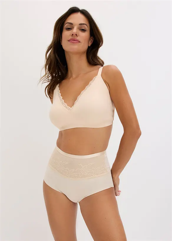 Soutien-gorge Feel Comfort sans armatures, d&eacute;coupe laser, bonprix