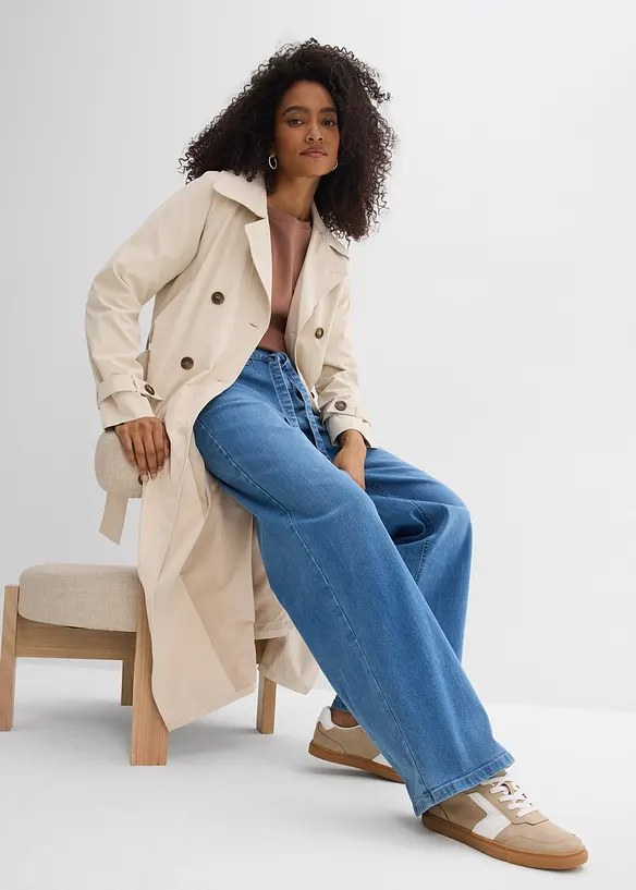 Jean large taille haute, bonprix