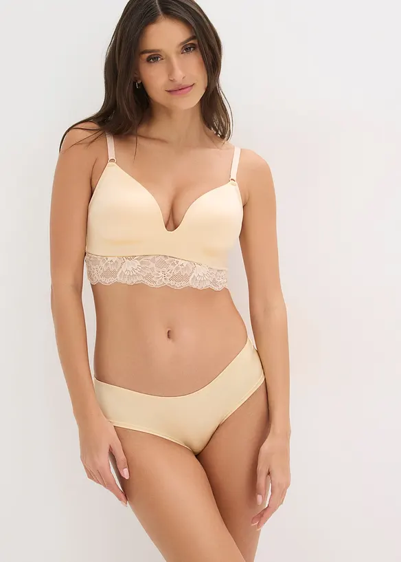 Shorty + string tanga avec dentelle (ens. 2 pces), bonprix