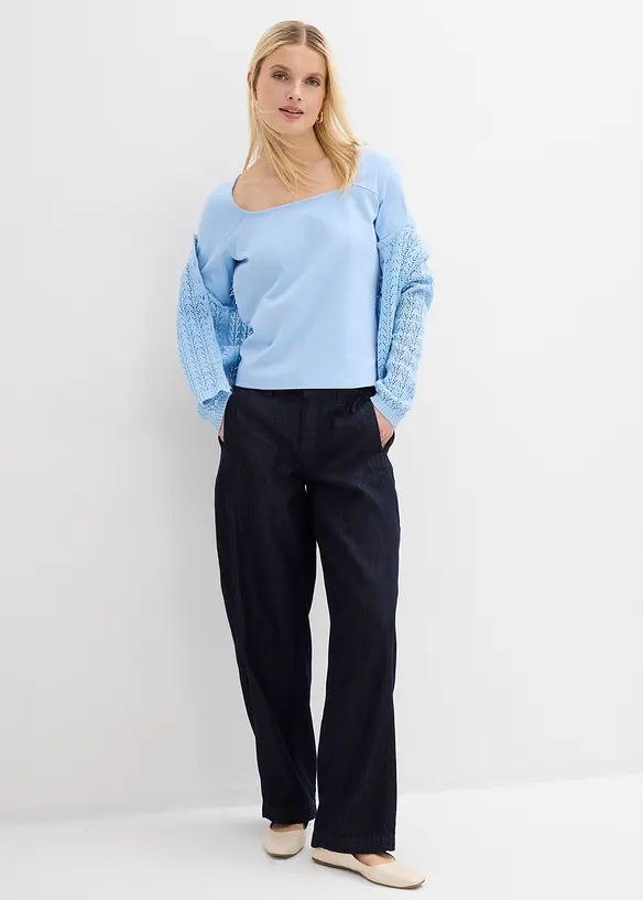 T-shirt en coton &eacute;pais, bonprix